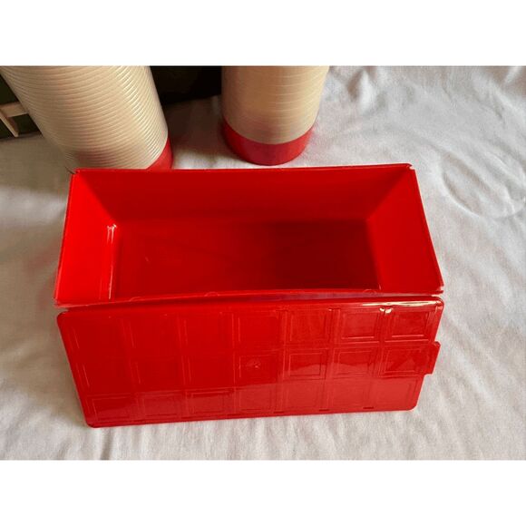 Vintage Aladdin HY-LO Thermos Set, Wide Mouth, Hot/Cold, Cup, Snack Case, W/Case - Picture 10 of 14